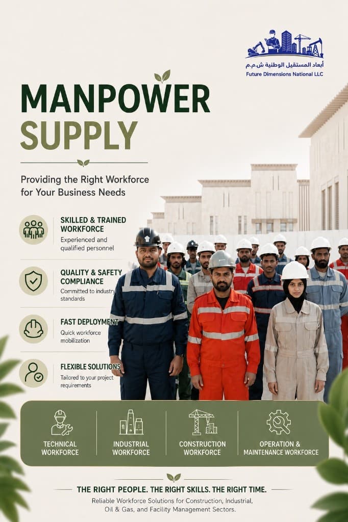 Manpower Supply promotional brochure