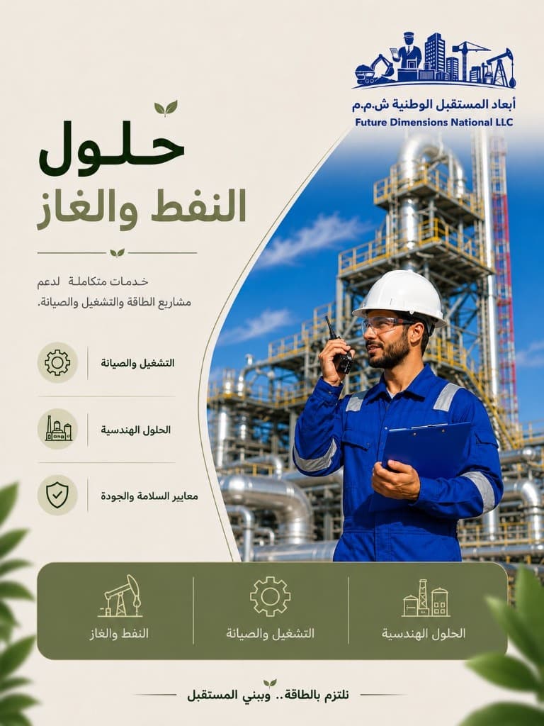 Oil & Gas Solutions promotional brochure